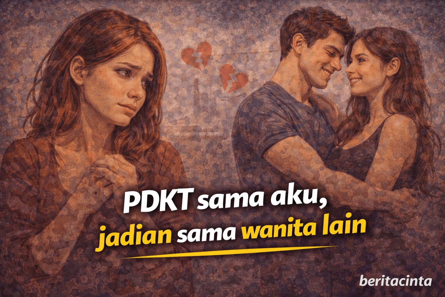 PDKT sama aku, jadian sama wanita lain