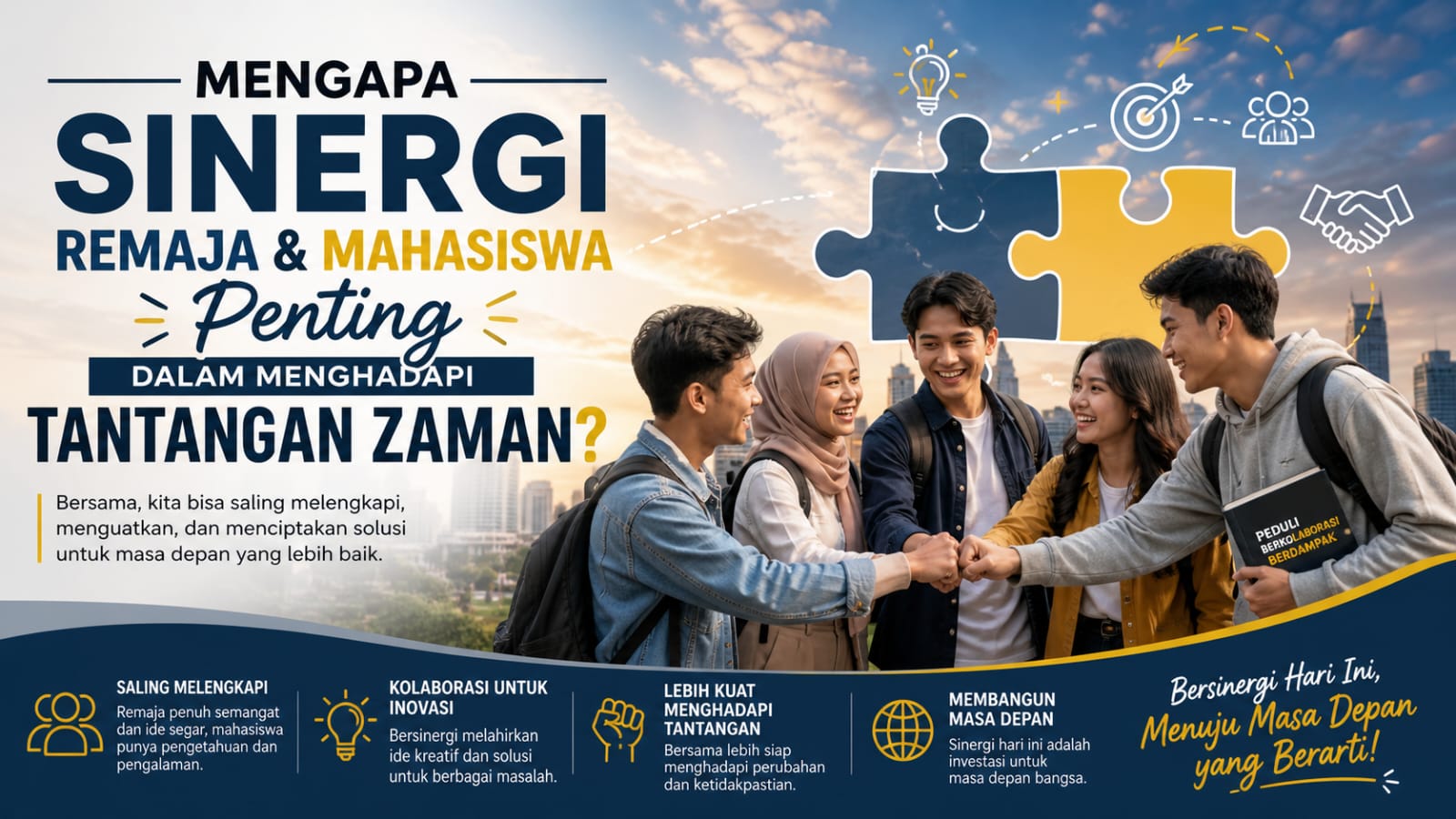 Mengapa Sinergi Remaja dan Mahasiswa Penting dalam Menghadapi Tantangan Zaman?
