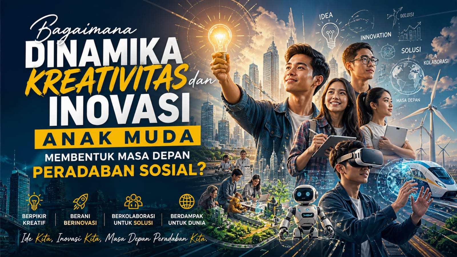 Bagaimana Dinamika Kreativitas dan Inovasi Anak Muda Membentuk Masa Depan Peradaban Sosial?
