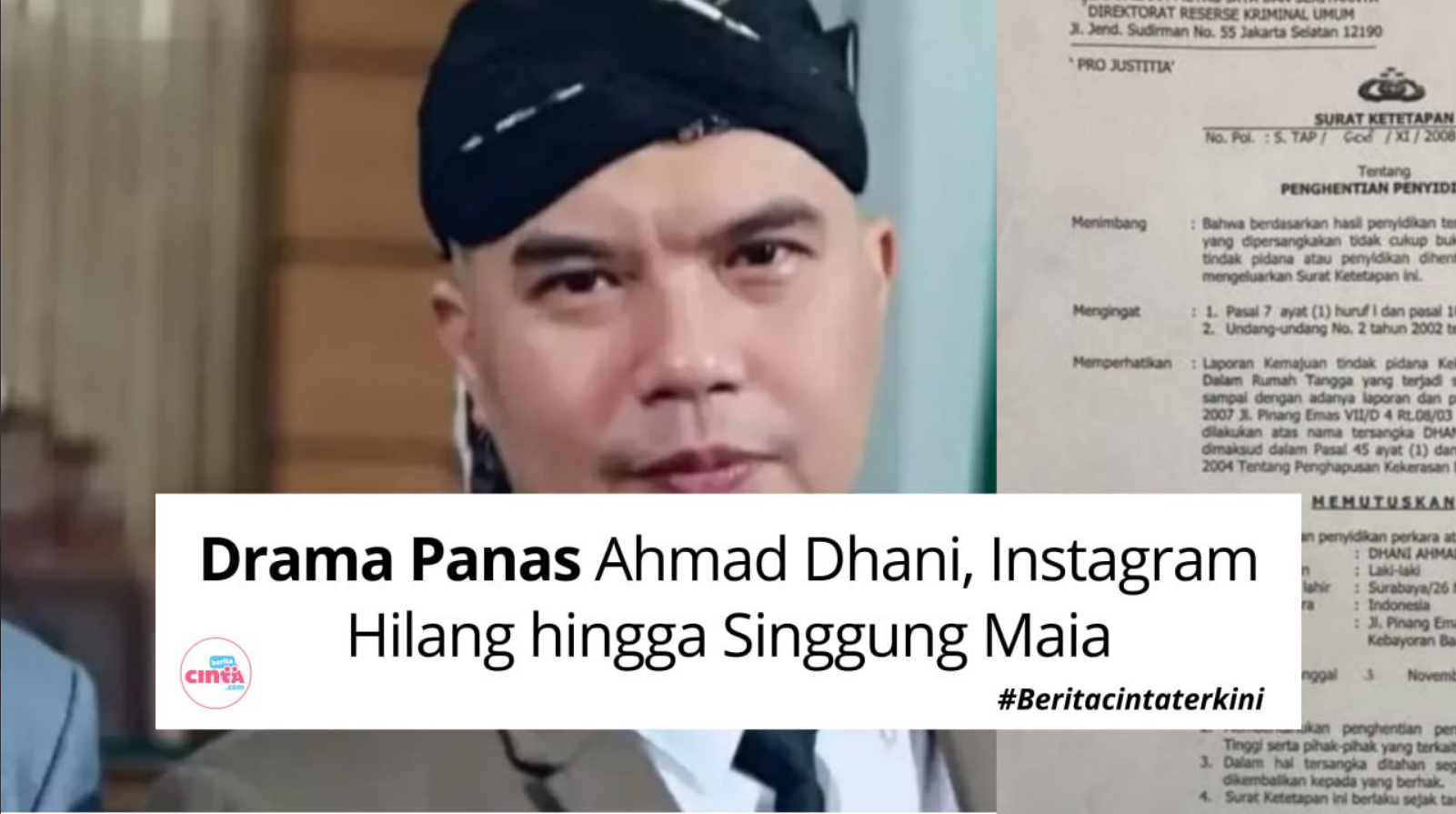 Drama Panas Ahmad Dhani, Instagram Hilang hingga Singgung Maia
