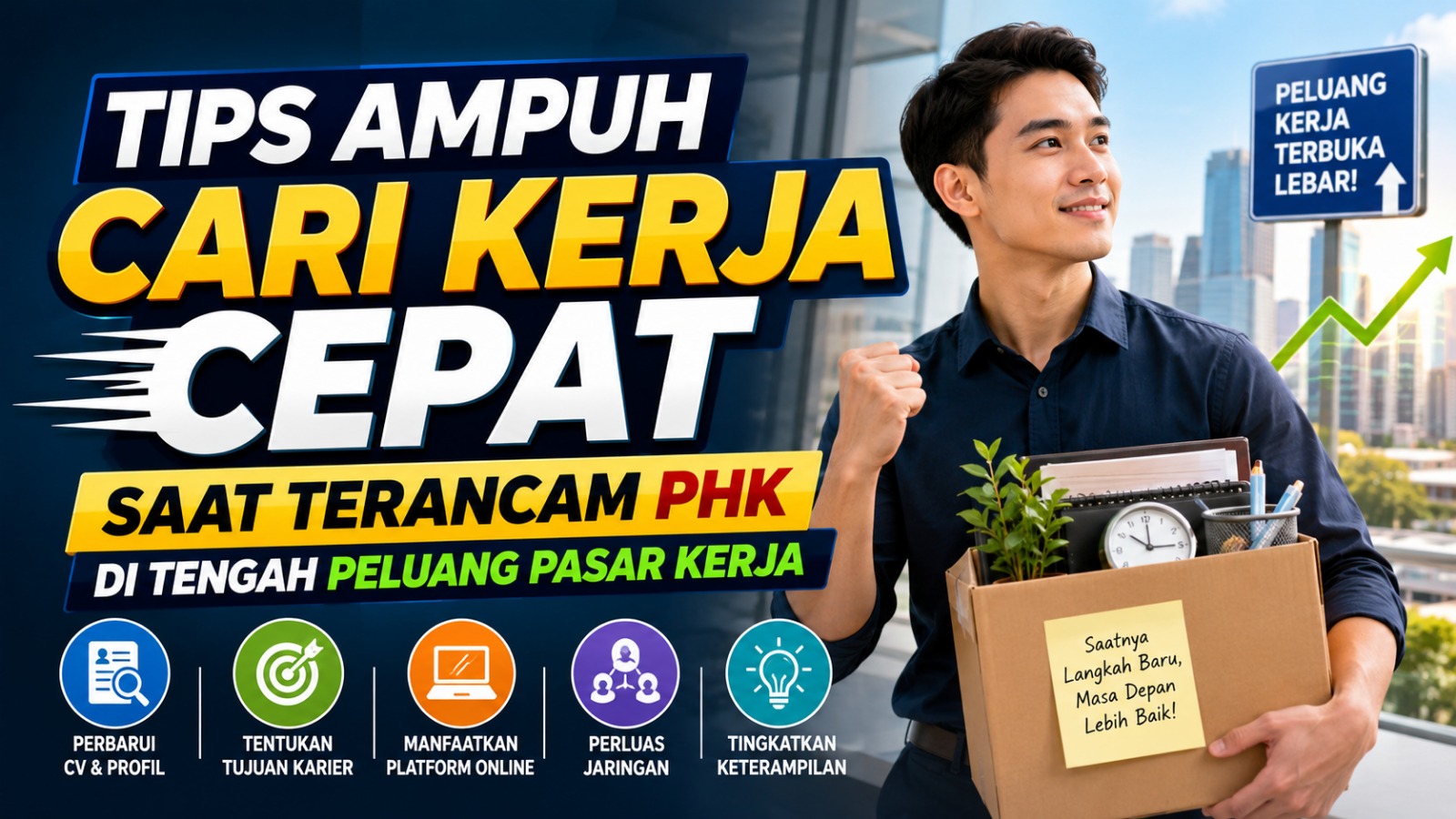 Tips Ampuh Cari Kerja Cepat Saat Terancam PHK di Tengah Peluang Pasar Kerja