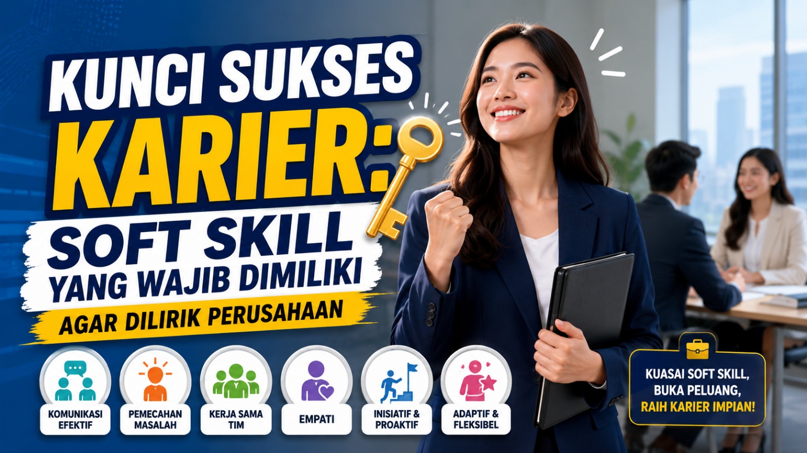 Kunci Sukses Karier: Soft Skill yang Wajib Dimiliki agar Dilirik Perusahaan