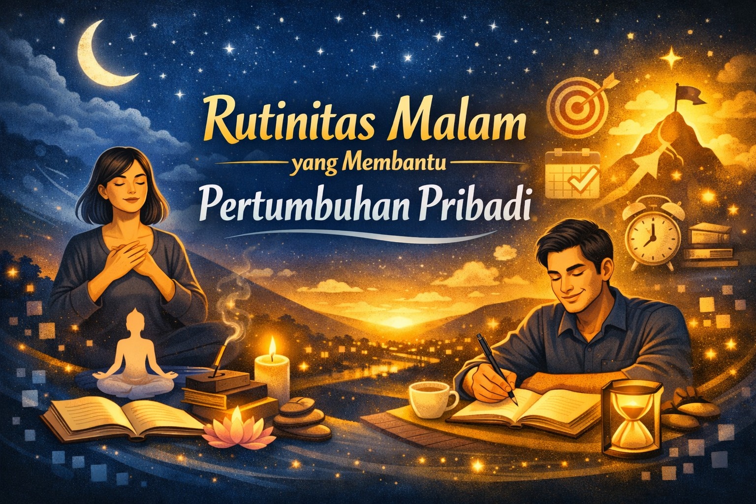 Rutinitas Malam yang Membantu Pertumbuhan Pribadi