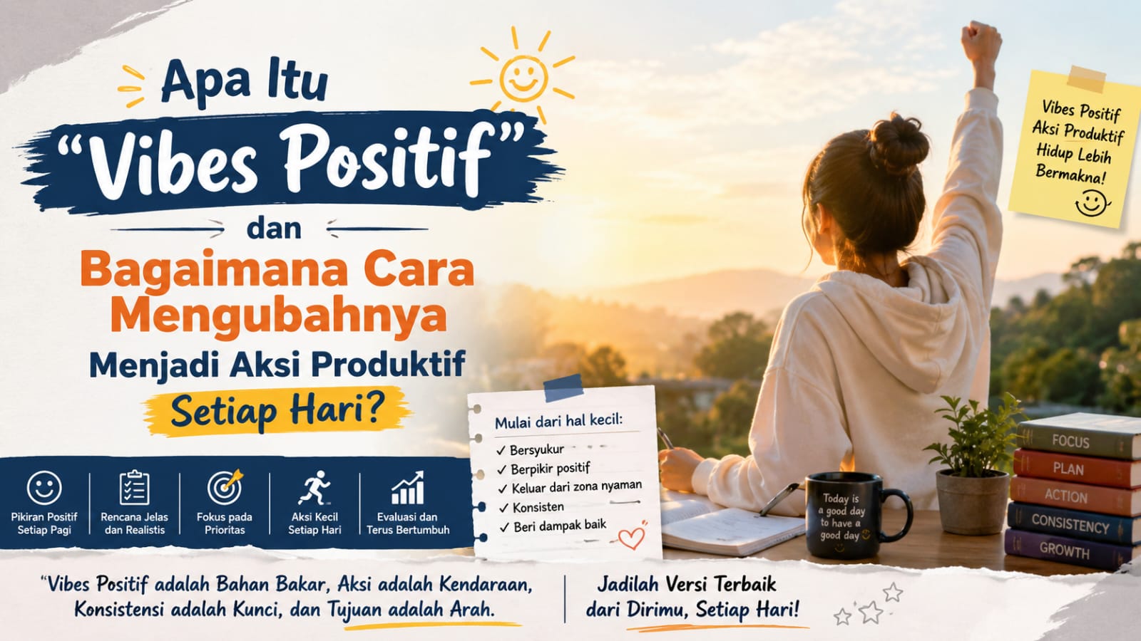Apa Itu “Vibes Positif” dan Bagaimana Cara Mengubahnya Menjadi Aksi Produktif Setiap Hari?