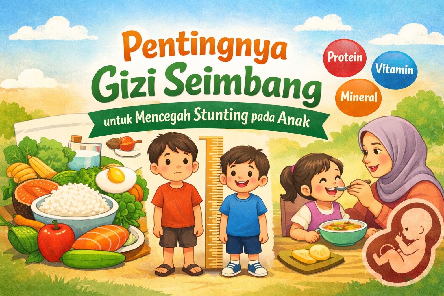Pentingnya Gizi Seimbang untuk Mencegah Stunting pada Anak