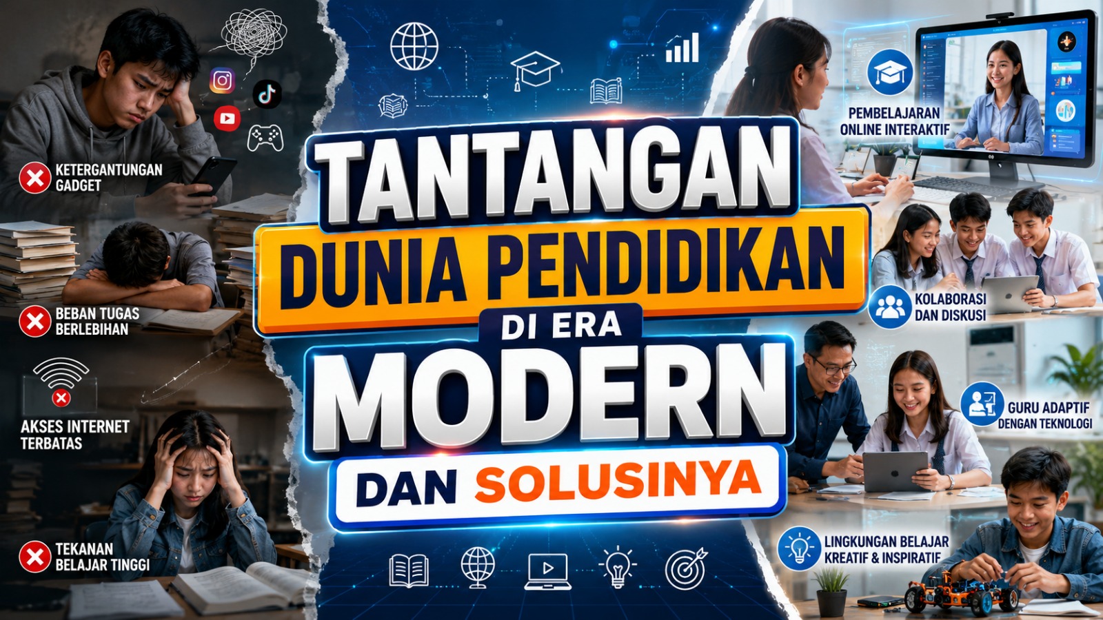 Tantangan Dunia Pendidikan di Era Modern dan Solusinya