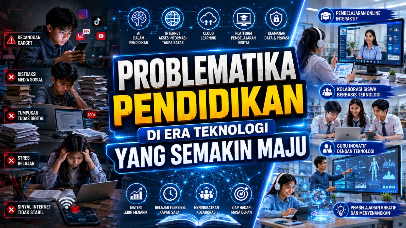 Problematika Pendidikan di Era Teknologi yang Semakin Maju