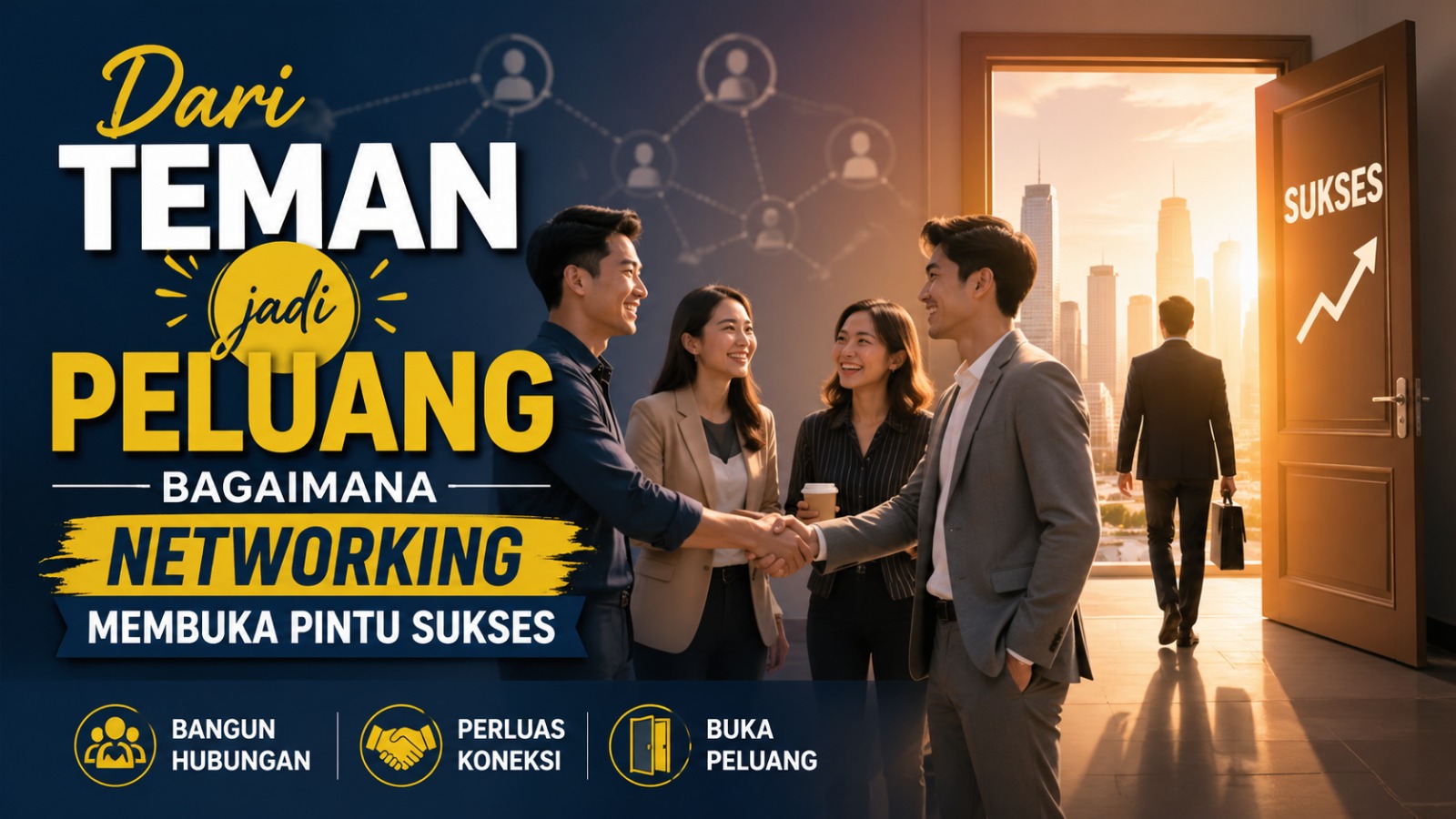 Dari teman jadi peluang bagaimana networking membuka pintu sukses