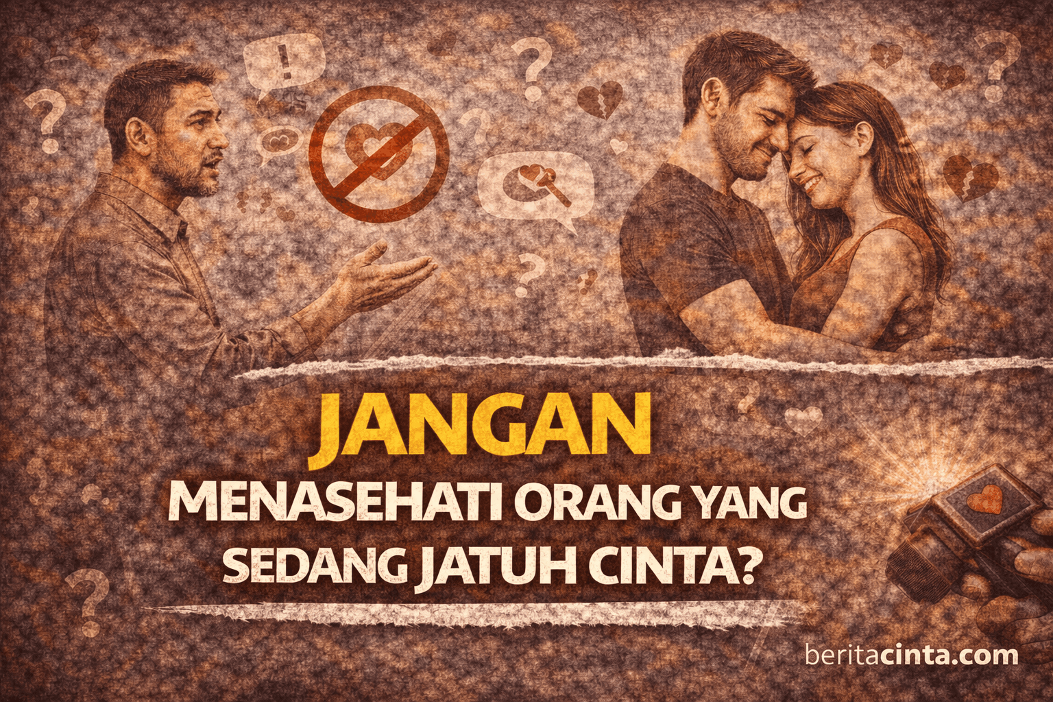 Jangan Menasehati Orang yang Sedang Jatuh Cinta