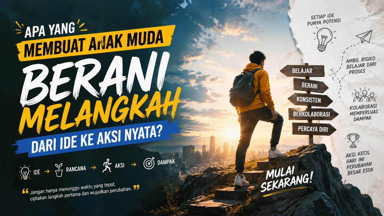 Apa yang Membuat Anak Muda Berani Melangkah dari Ide ke Aksi Nyata?