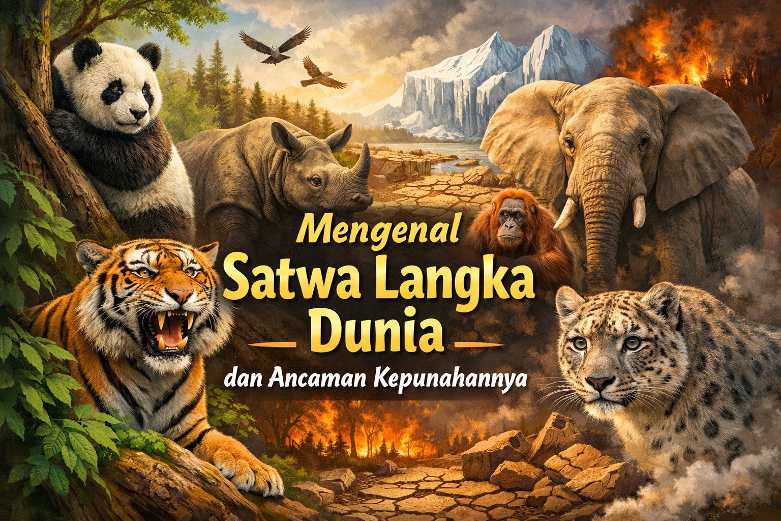 Mengenal Satwa Langka Dunia dan Ancaman Kepunahannya