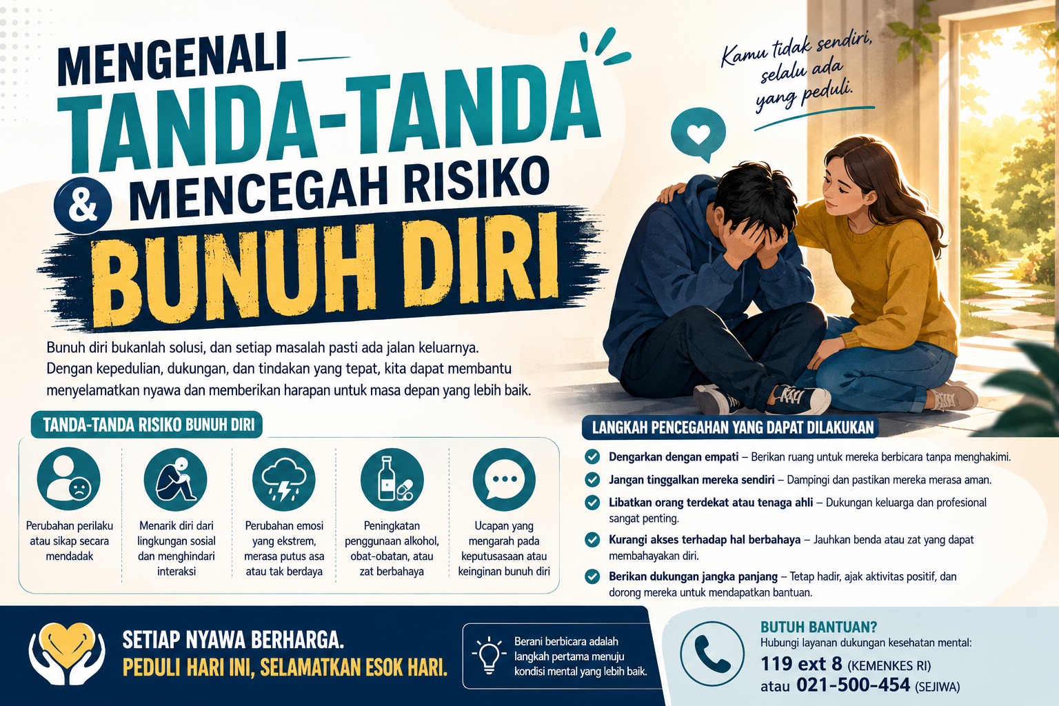 Mengenali Tanda-tanda dan Mencegah Risiko Bunuh Diri