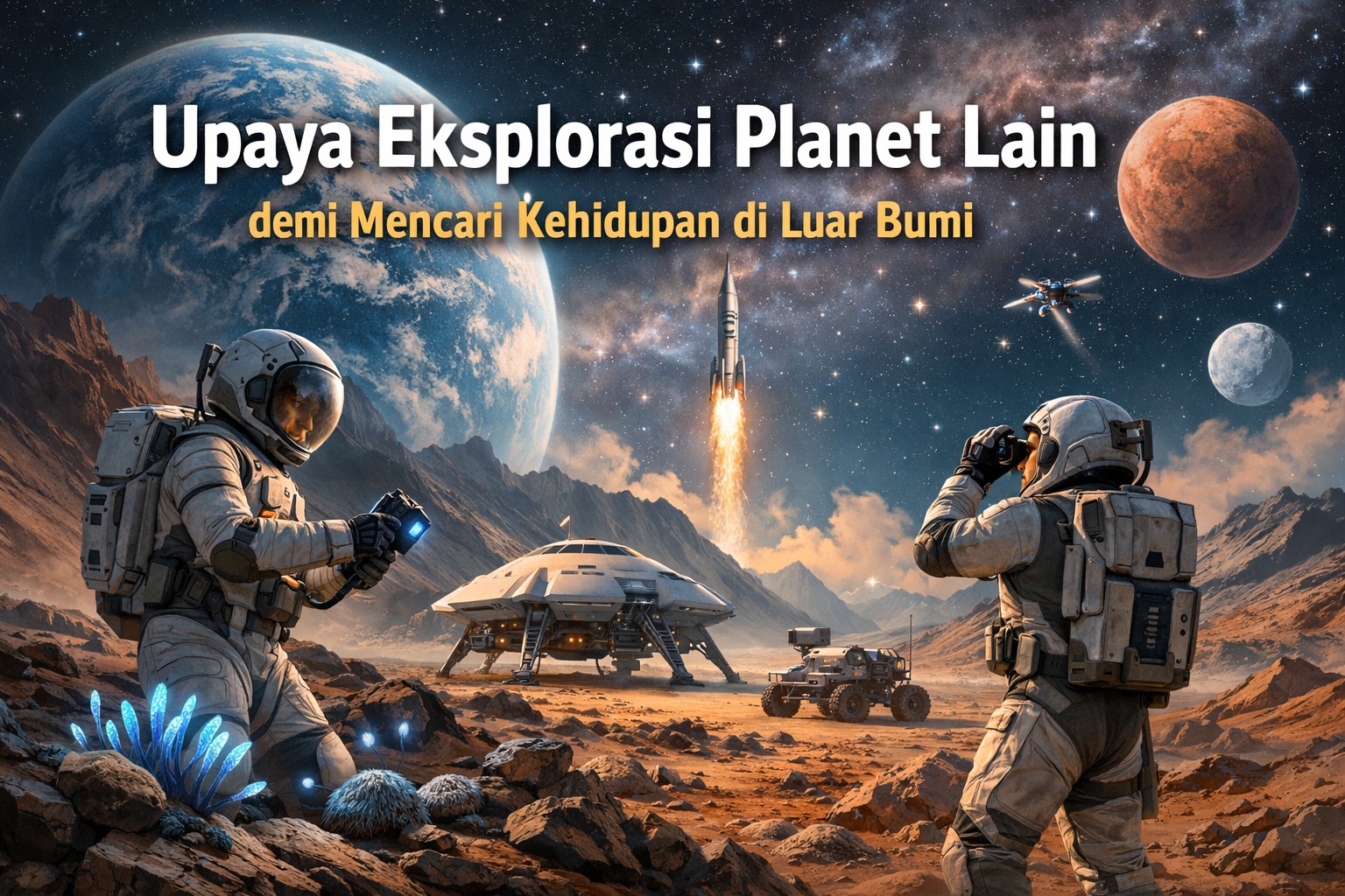 Upaya Eksplorasi Planet Lain demi Mencari Kehidupan di Luar Bumi