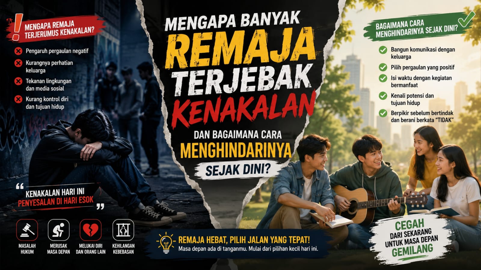 Mengapa Banyak Remaja Terjebak Kenakalan, dan Bagaimana Cara Menghindarinya Sejak Dini?