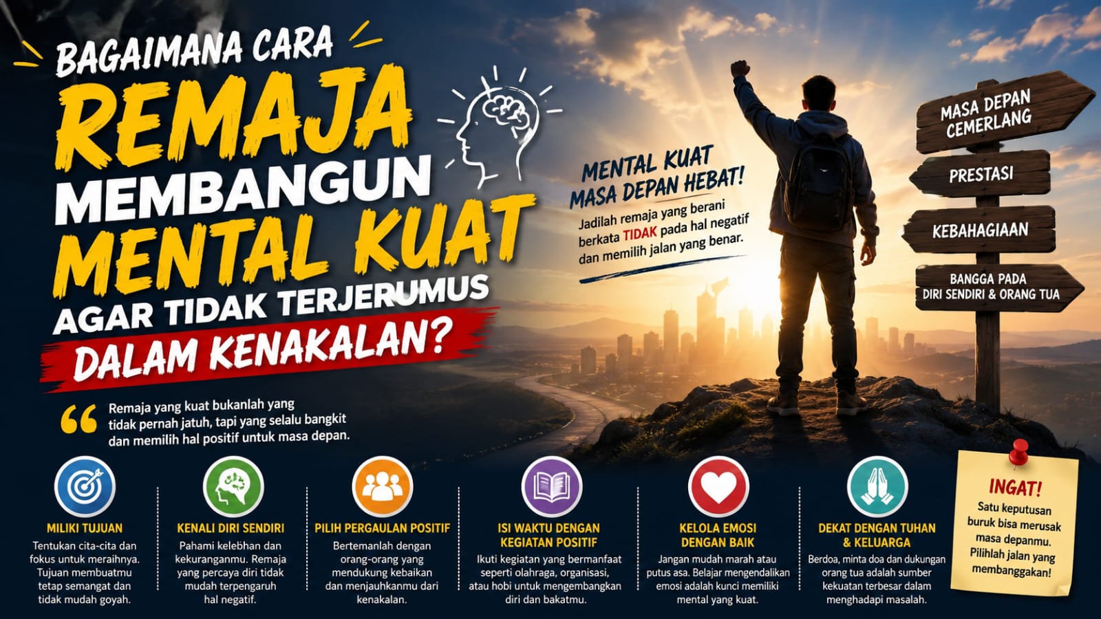 Bagaimana Cara Remaja Membangun Mental Kuat agar Tidak Terjerumus dalam Kenakalan?