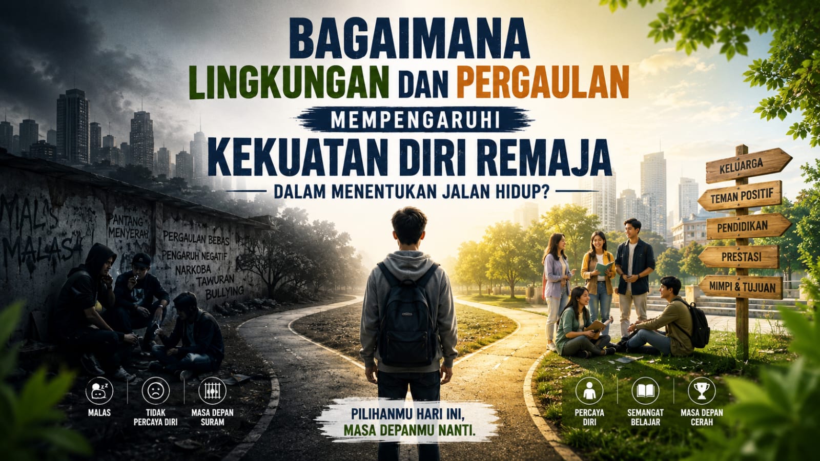 Bagaimana Lingkungan dan Pergaulan Mempengaruhi Kekuatan Diri Remaja dalam Menentukan Jalan Hidup?
