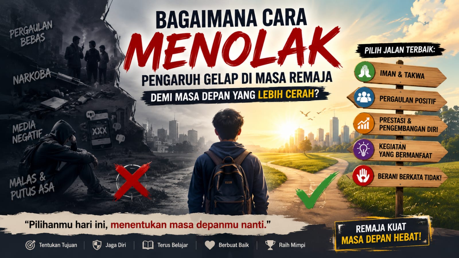 Bagaimana Cara Menolak Pengaruh Gelap di Masa Remaja Demi Masa Depan yang Lebih Cerah?