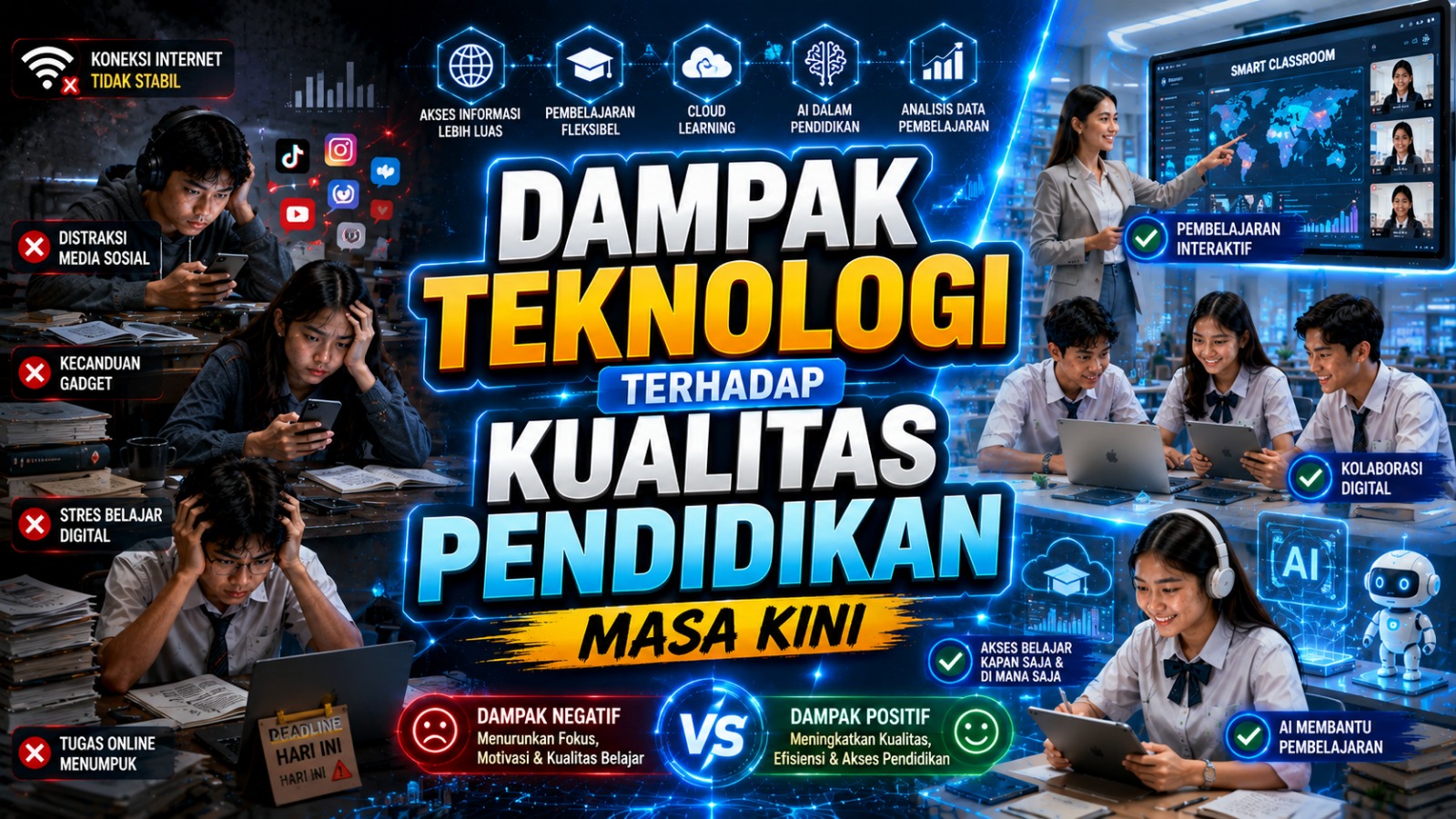 Dampak Teknologi terhadap Kualitas Pendidikan Masa Kini