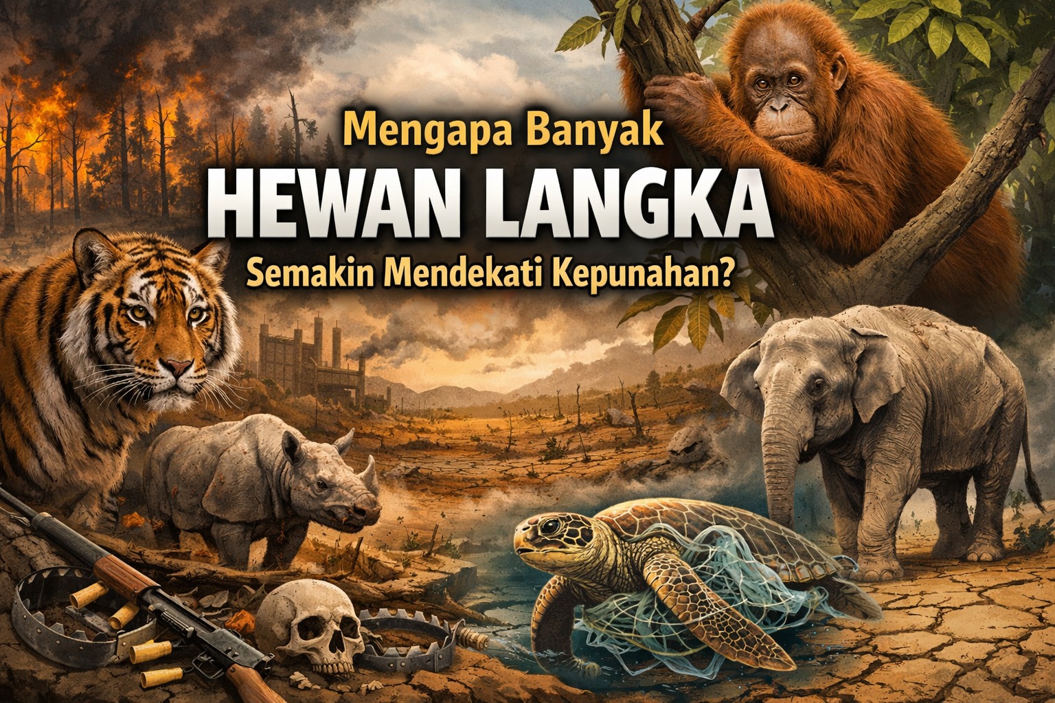Mengapa Banyak Hewan Langka Semakin Mendekati Kepunahan?