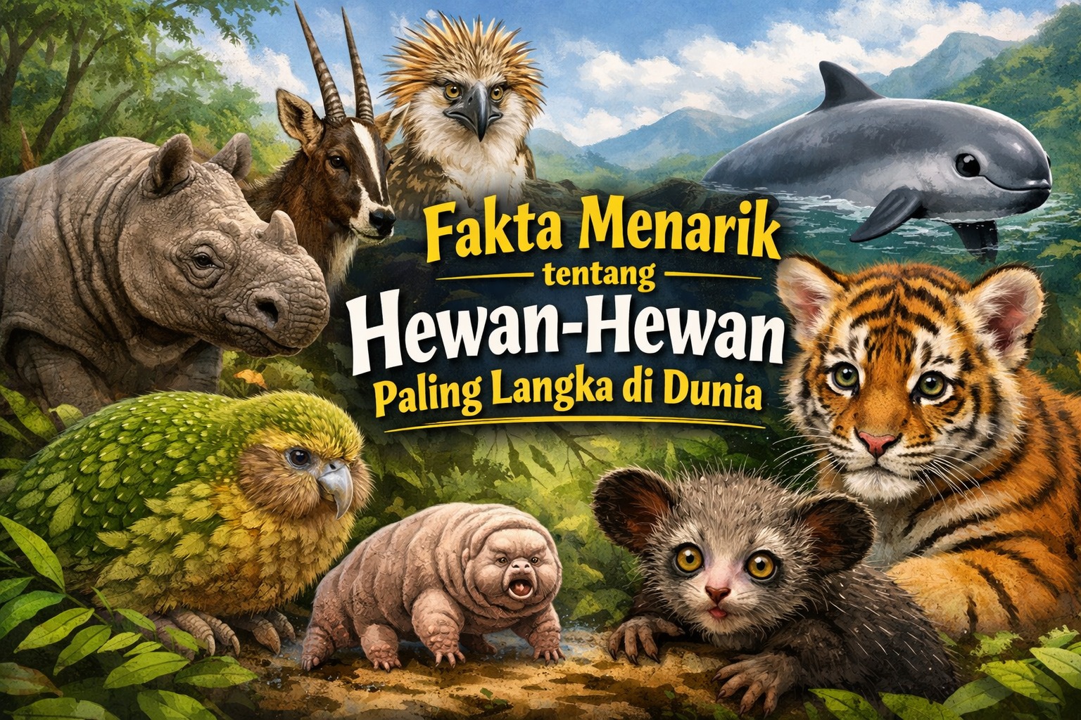 Fakta Menarik tentang Hewan-Hewan Paling Langka di Dunia