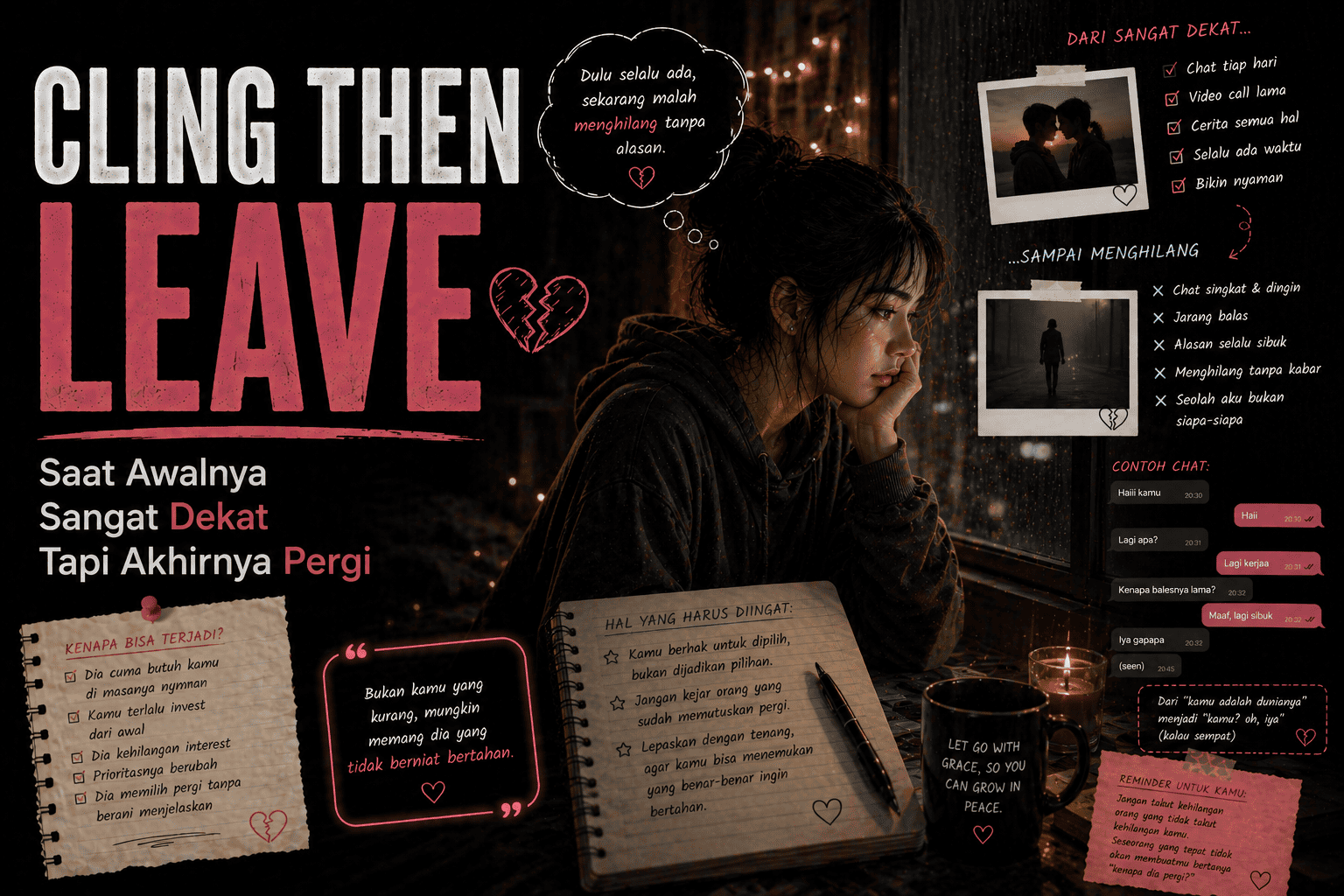 Cling Then Leave Saat Awalnya Sangat Dekat Tapi Akhirnya Pergi