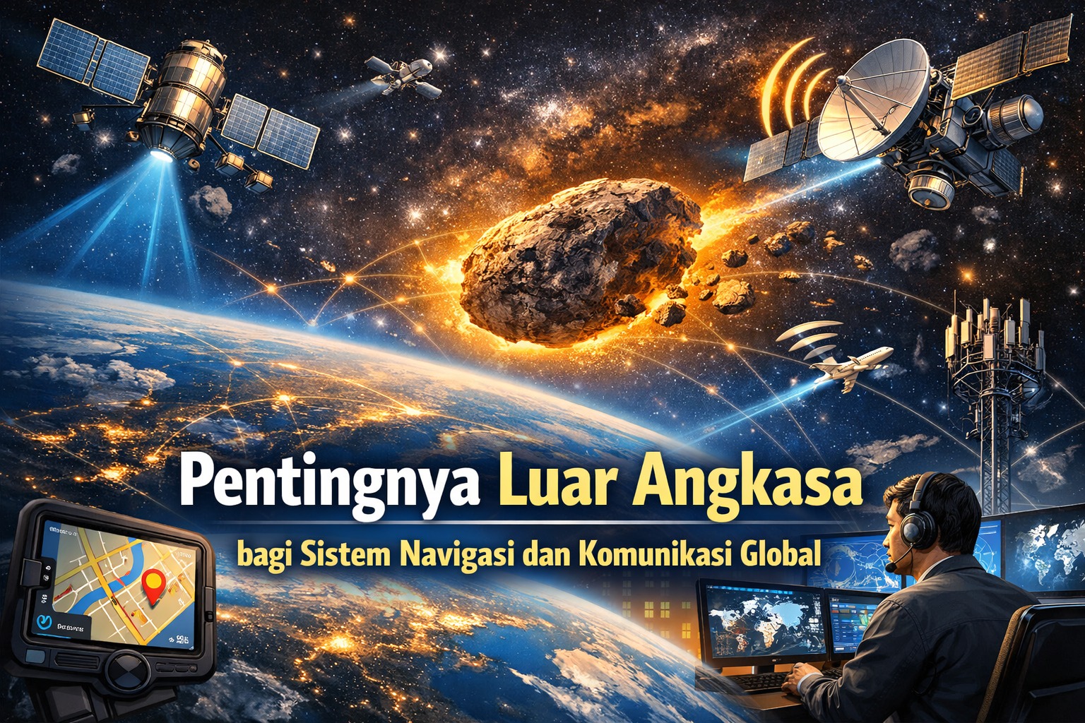 Pentingnya Luar Angkasa bagi Sistem Navigasi dan Komunikasi Global