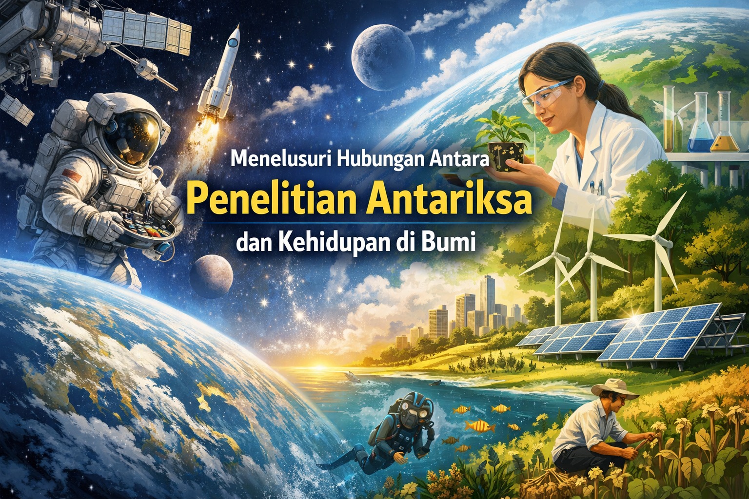 Menelusuri Hubungan Antara Penelitian Antariksa dan Kehidupan di Bumi