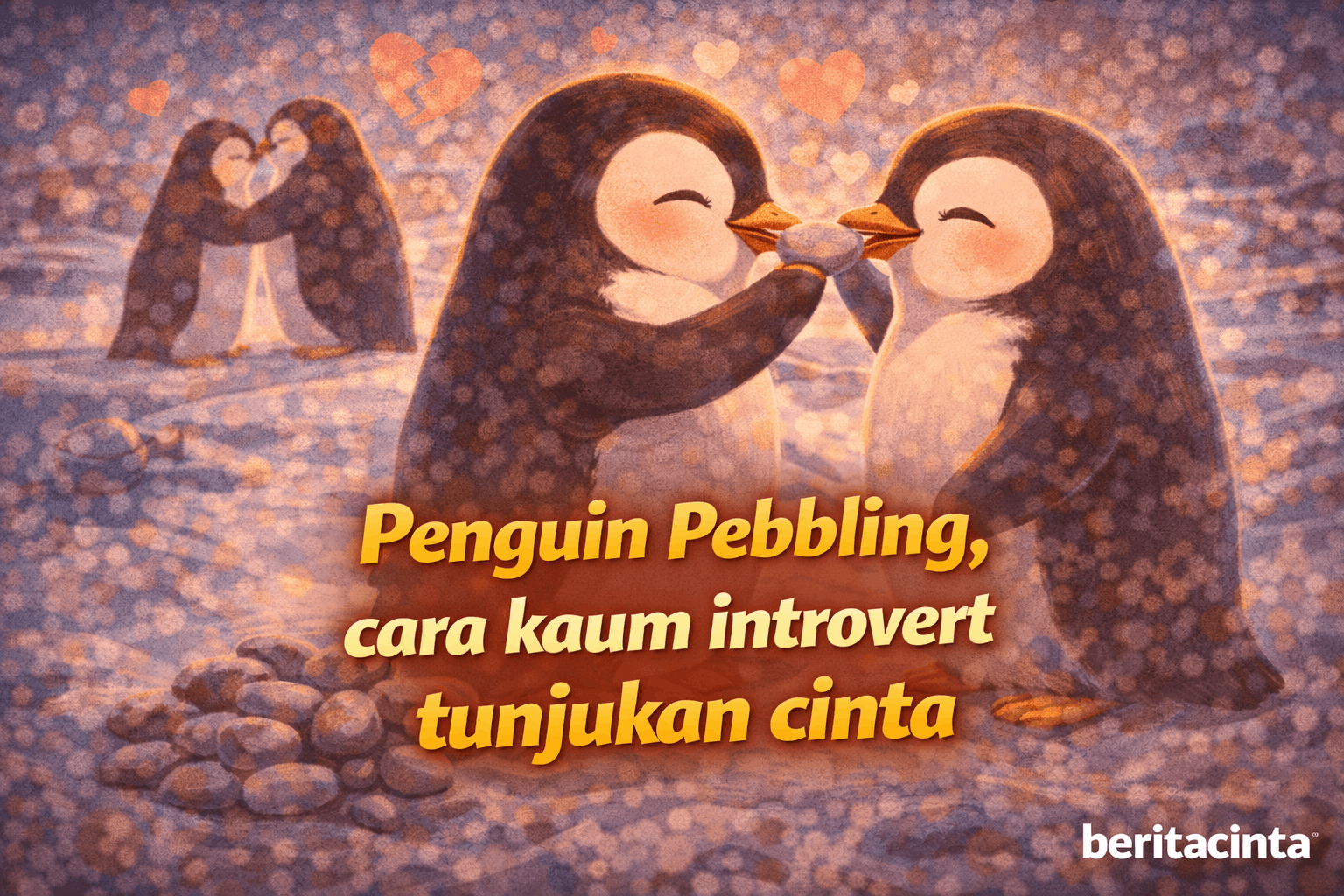 Penguin Pebbling, Cara Kaum Introvert Tunjukan Cinta