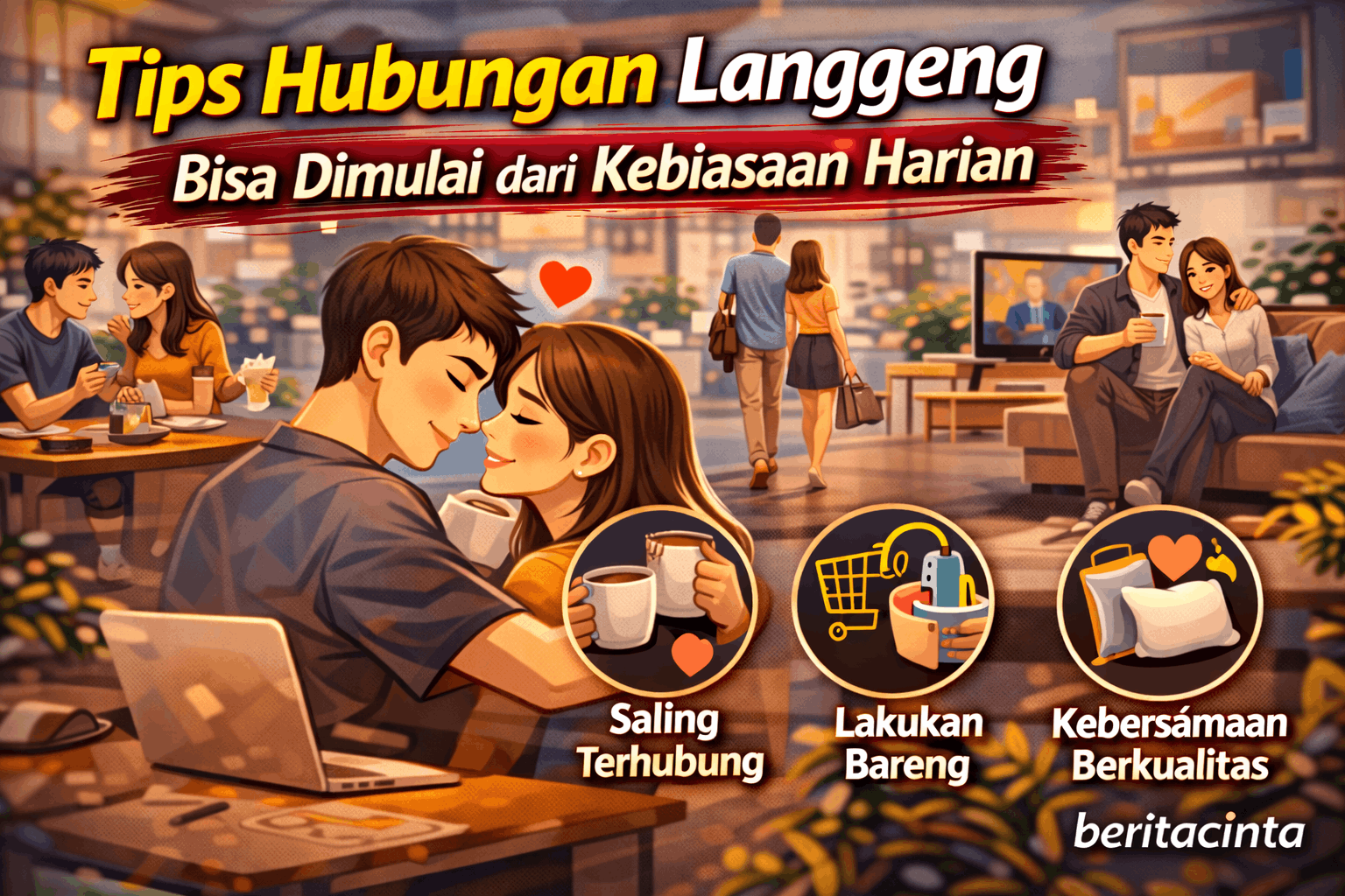 Tips Hubungan Langgeng Bisa Dimulai dari Kebiasaan Harian