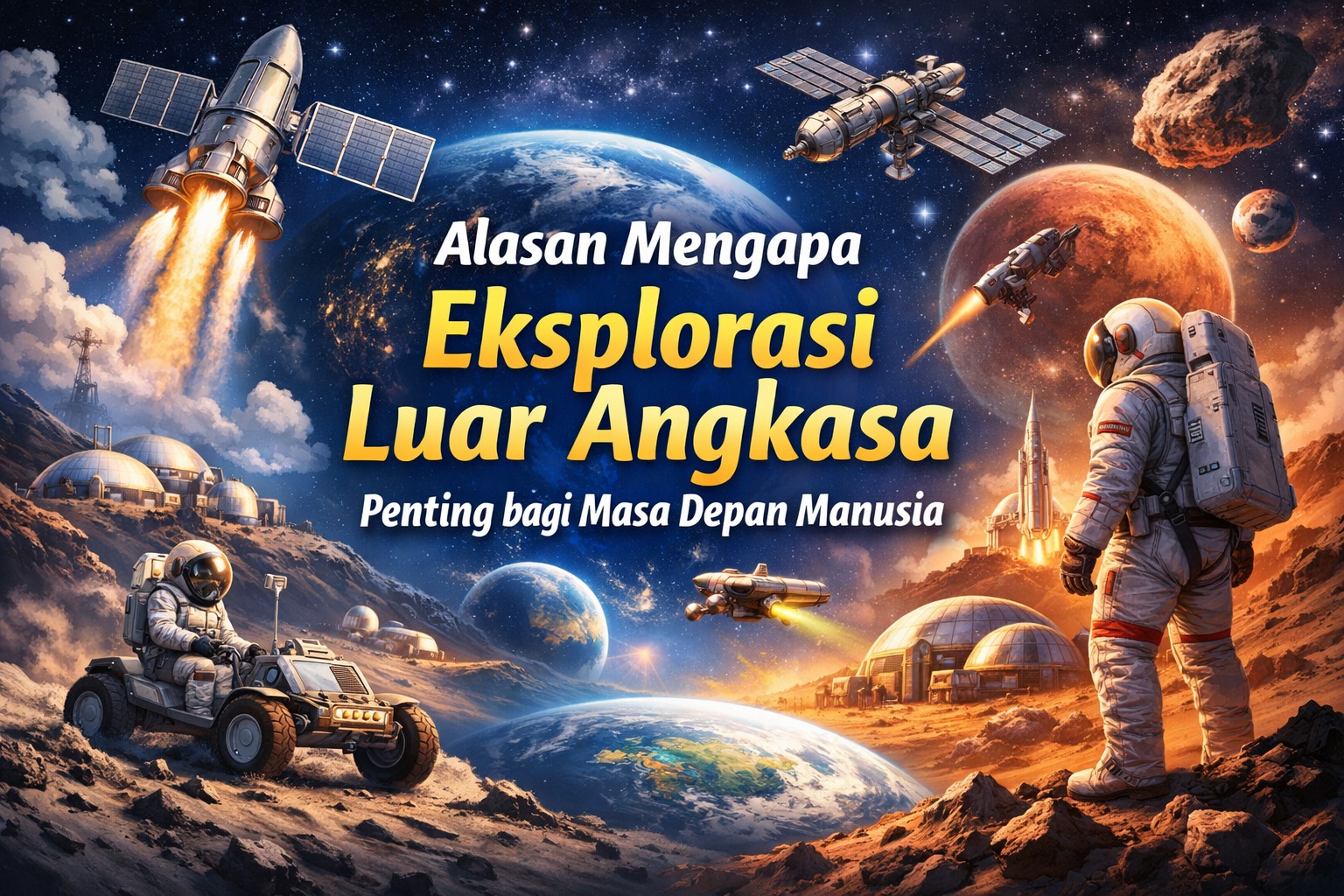 Alasan Mengapa Eksplorasi Luar Angkasa Penting bagi Masa Depan Manusia