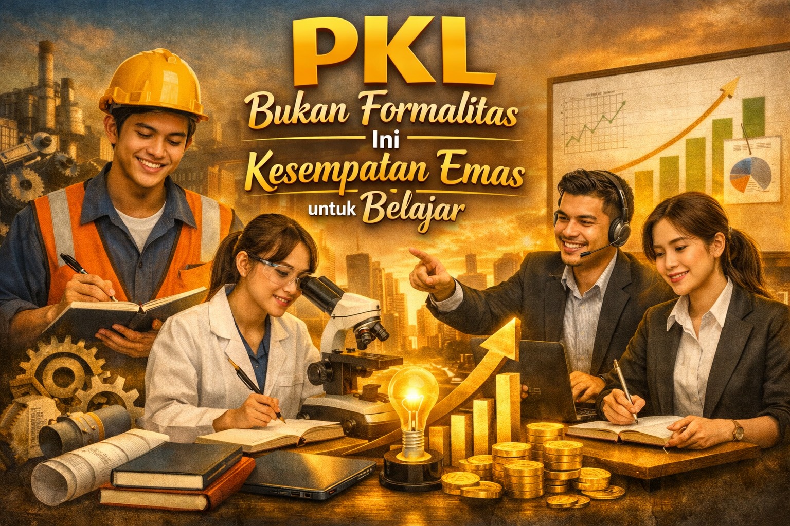 PKL bukan formalitas ini kesempatan emas untuk belajar