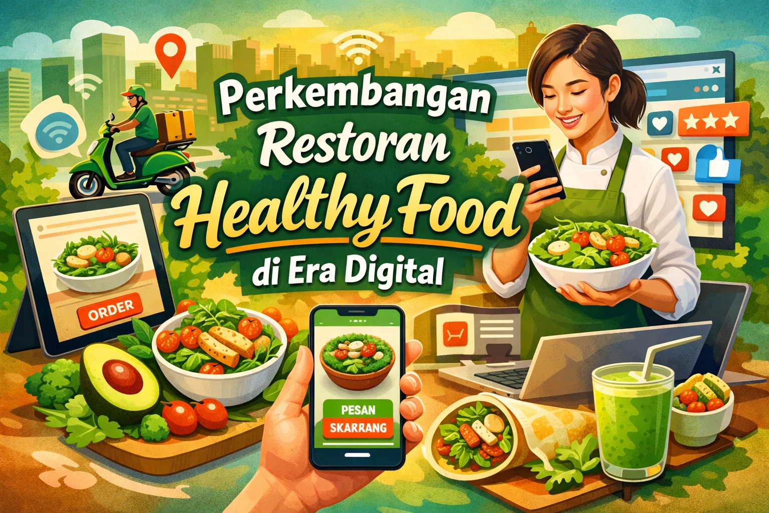 Perkembangan Restoran Healthy Food di Era Digital