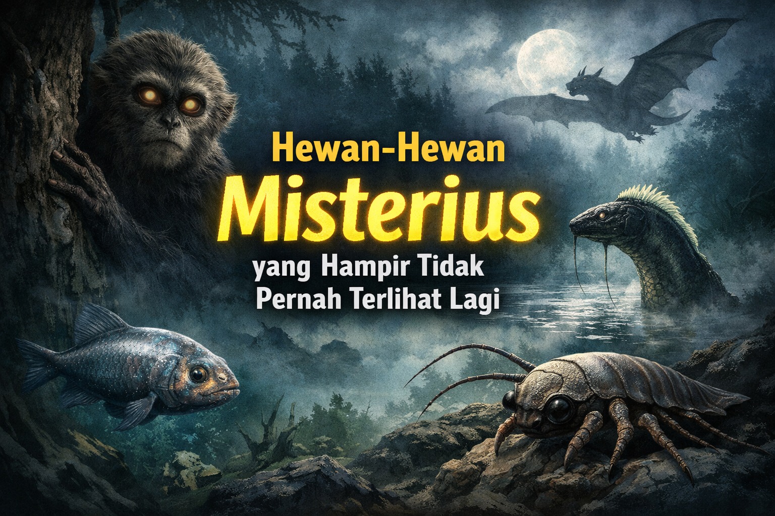 Hewan-Hewan Misterius yang Hampir Tidak Pernah Terlihat Lagi