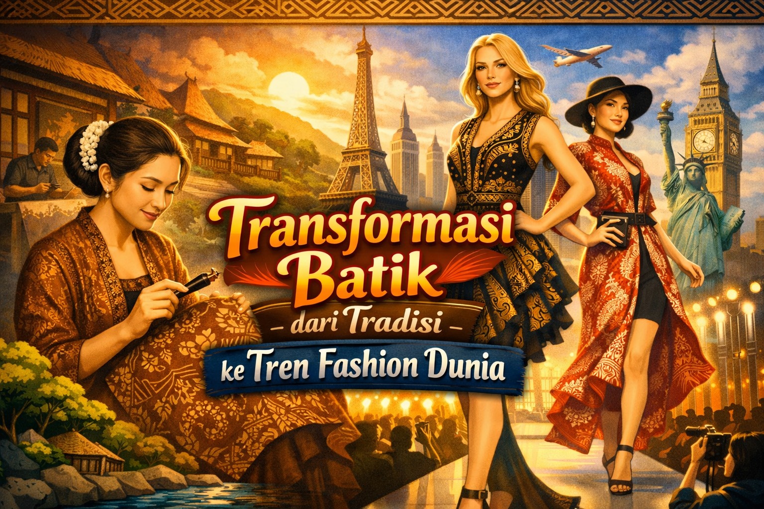 Transformasi Batik dari Tradisi ke Tren Fashion Dunia