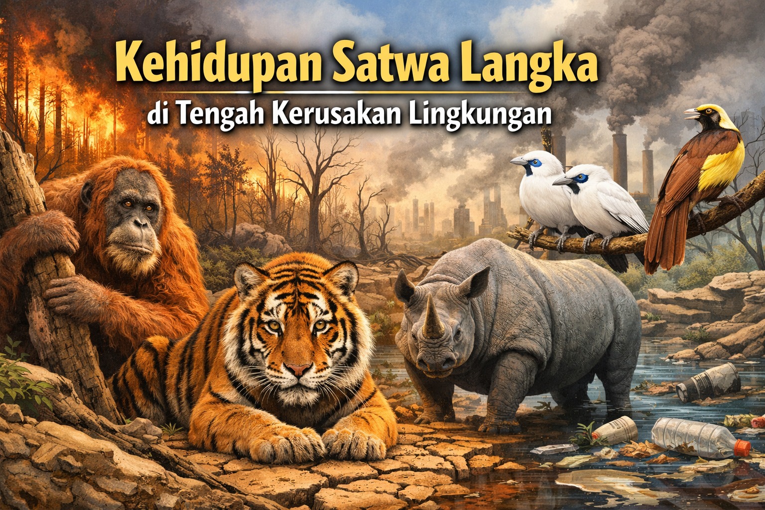 Kehidupan Satwa Langka di Tengah Kerusakan Lingkungan