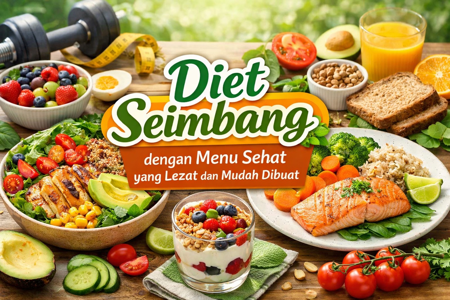 Diet Seimbang dengan Menu Sehat yang Lezat dan Mudah Dibuat