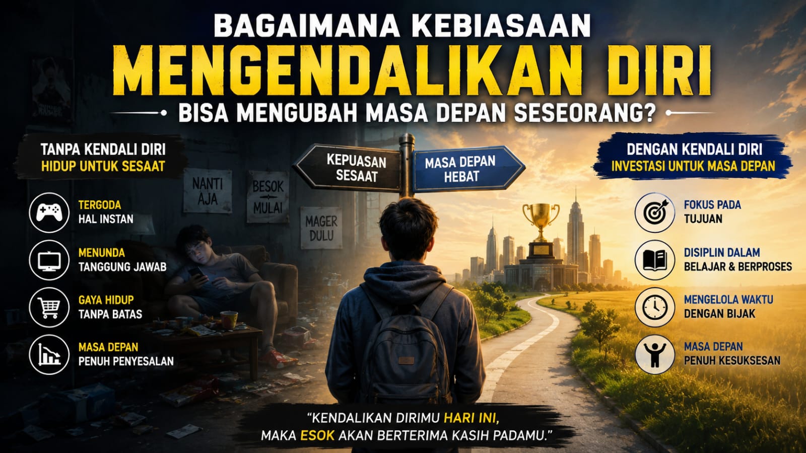 Bagaimana Kebiasaan Mengendalikan Diri Bisa Mengubah Masa Depan Seseorang?