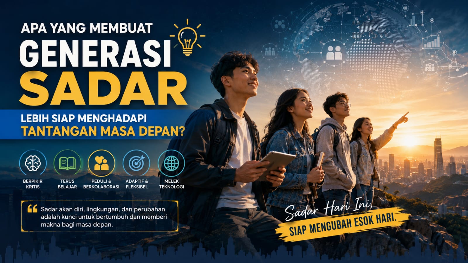 Apa yang Membuat Generasi Sadar Lebih Siap Menghadapi Tantangan Masa Depan?