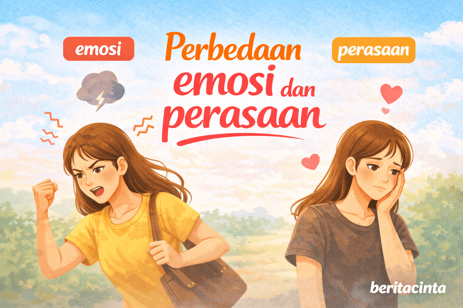Perbedaan Emosi dan Perasaan