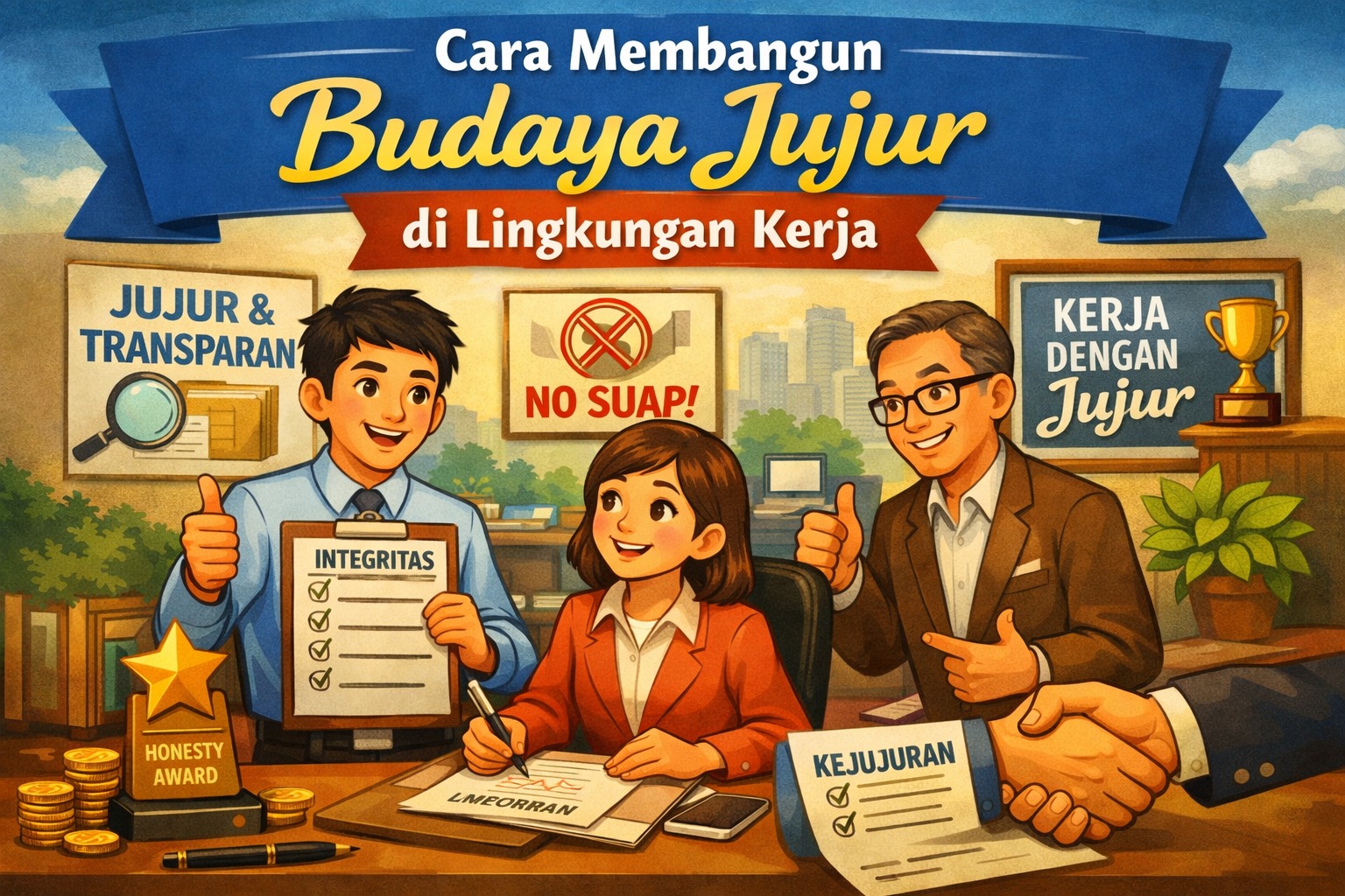 Cara Membangun Budaya Jujur di Lingkungan Kerja