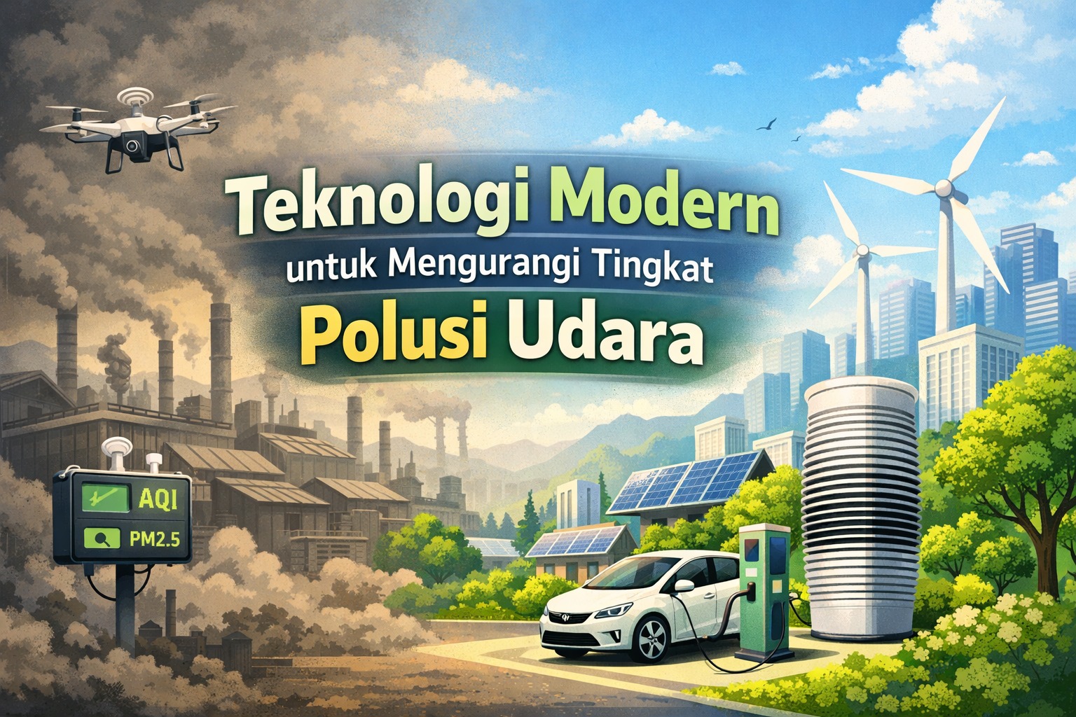 Teknologi Modern untuk Mengurangi Tingkat Polusi Udara