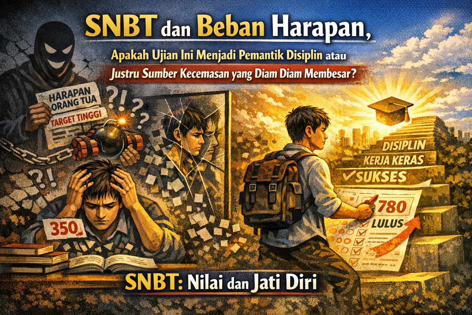 SNBT dan Beban Harapan, Apakah Ujian Ini Menjadi Pemantik Disiplin atau Justru Sumber Kecemasan yang Diam Diam Membesar?