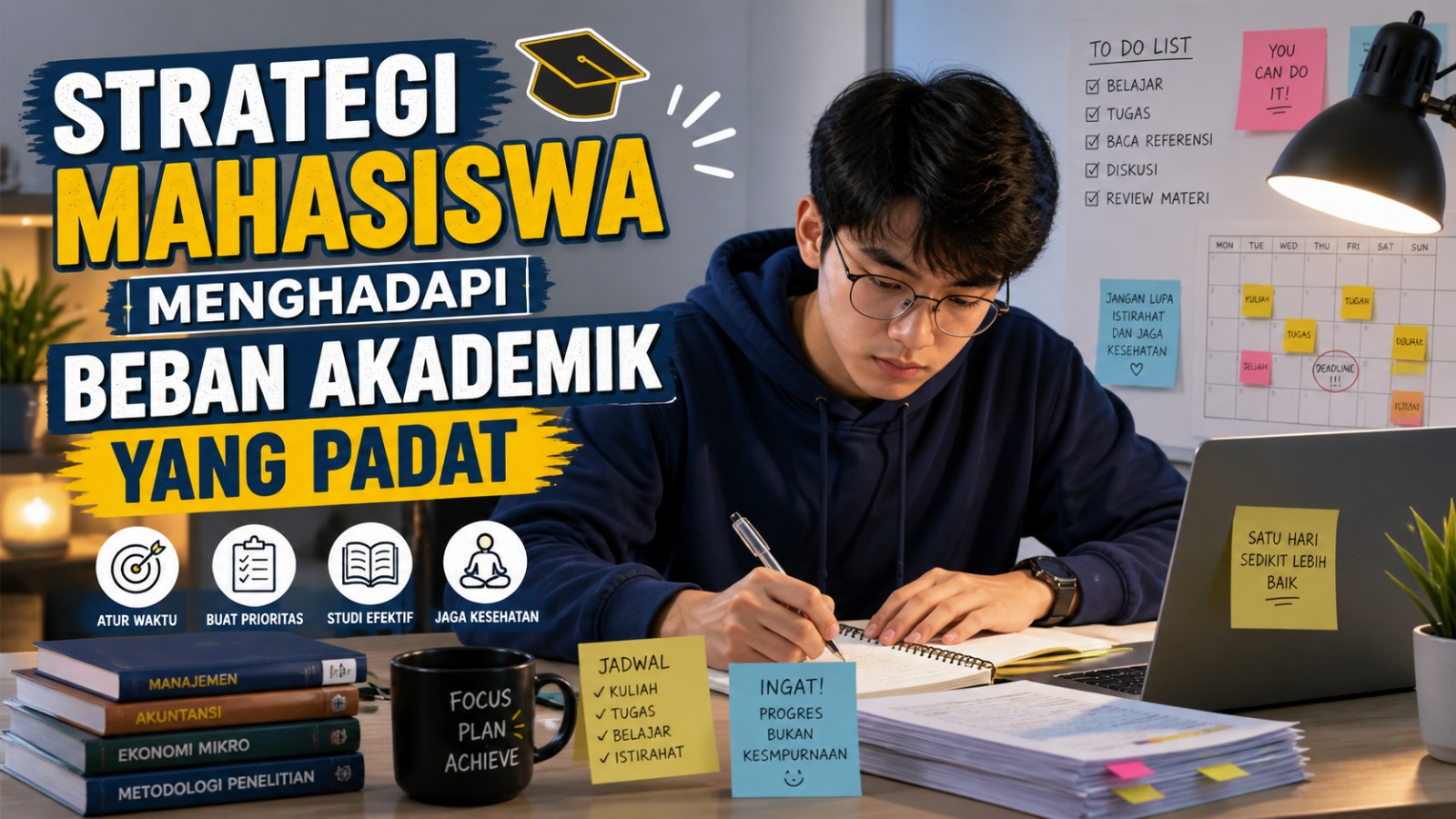 Strategi Mahasiswa Menghadapi Beban Akademik yang Padat