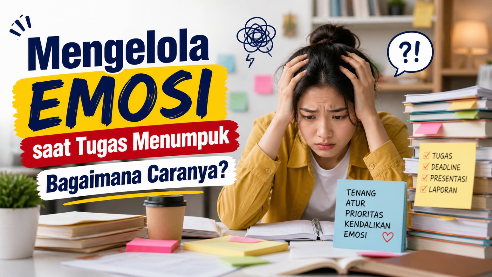 Mengelola Emosi saat Tugas Menumpuk Bagaimana Caranya