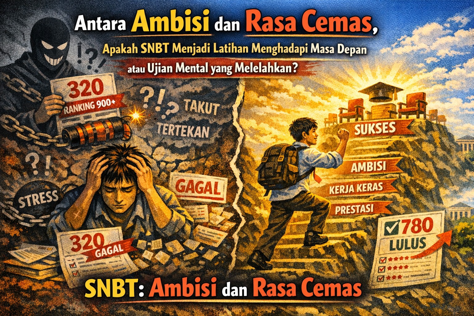 Antara Ambisi dan Rasa Cemas, Apakah SNBT Menjadi Latihan Menghadapi Masa Depan atau Ujian Mental yang Melelahkan?