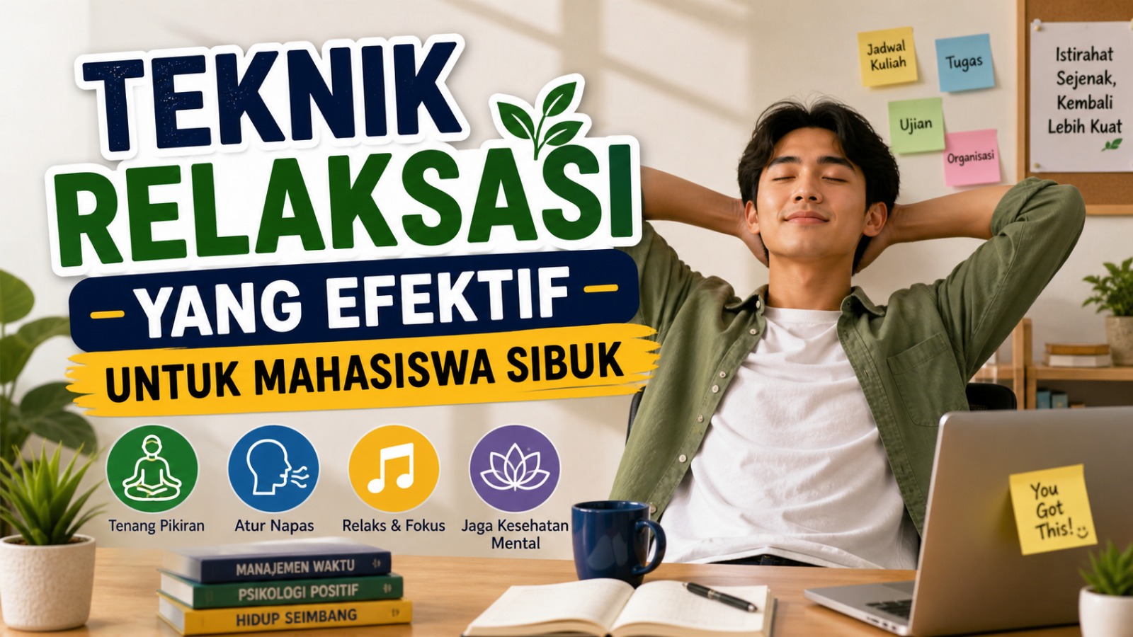 Teknik Relaksasi yang Efektif untuk Mahasiswa Sibuk