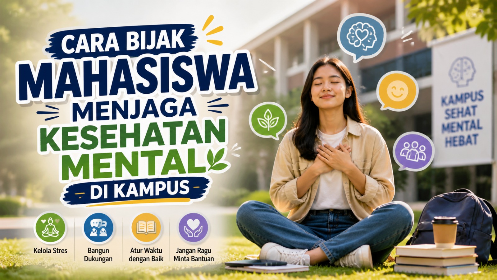 Cara Bijak Mahasiswa Menjaga Kesehatan Mental di Kampus