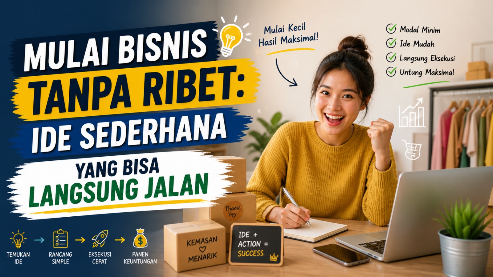 Mulai Bisnis Tanpa Ribet: Ide Sederhana yang Bisa Langsung Jalan