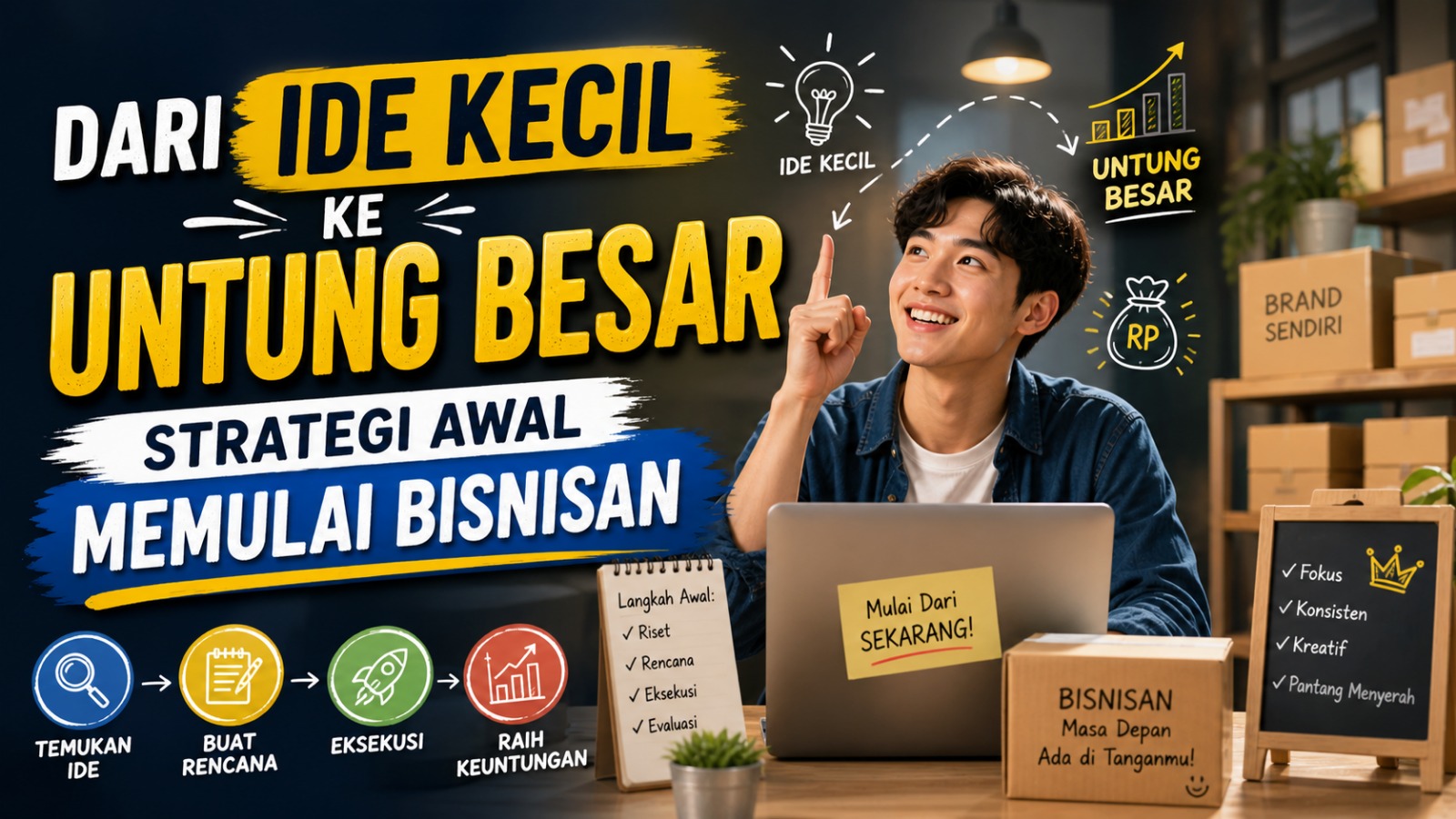 Dari Ide Kecil ke Untung Besar: Strategi Awal Memulai Bisnis
