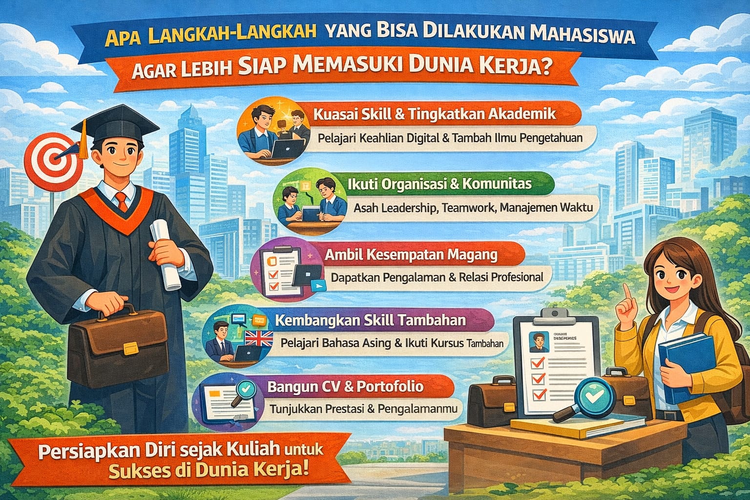 Apa Langkah-Langkah yang Bisa Dilakukan Mahasiswa Agar Lebih Siap Memasuki Dunia Kerja?
